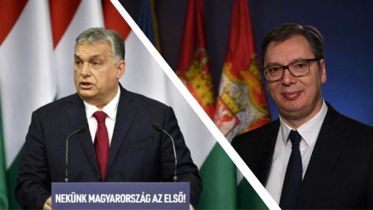 Viktor Orbán a Srbský prezident Vučić