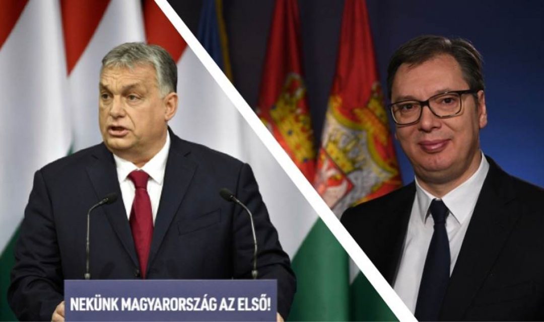 Viktor Orbán a Srbský prezident Vučić